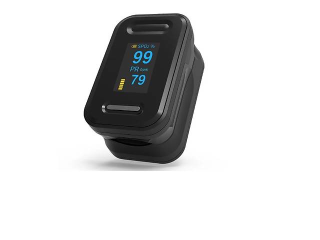 Пульсоксиметр на палец OYK-81C для изменения пульса и сатурации крови Pulse Oximeter Black (MAS40391)