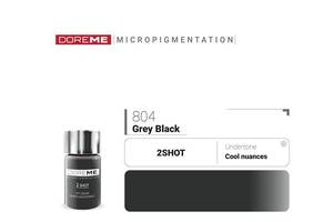 Пигмент для татуажа 804 Grey Black Doreme 2Shot