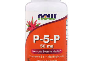 Пиридоксин NOW Foods P-5-P 50 mg 90 Veg Caps NOW-00461