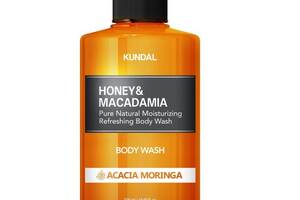 Питательный ароматический гель для душа Honey & Macadamia Body Wash Acacia Moringa Kundal 500 мл