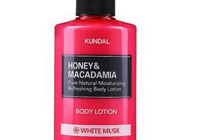 Питательный ароматический лосьон для тела Honey & Macadamia Body Lotion White Musk Kundal 500 мл