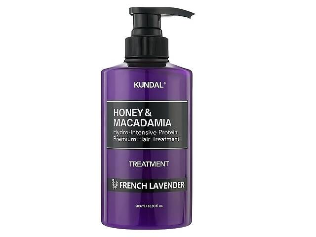 Питательный кондиционер Honey & Macadamia Protein Hair Treatment French Lavender Kundal 500 мл