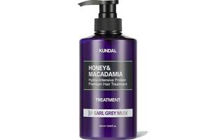 Питательный кондиционер с медом и маслом макадамии Honey & Macadamia Treatment Earl Grey Musk Kundal 500 мл