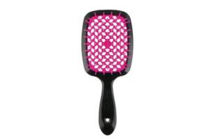 Расческа для волос Janeke Superbrush черный с розовым