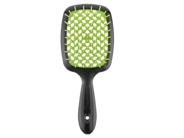 Расческа для волос Janeke Superbrush черный с зеленым