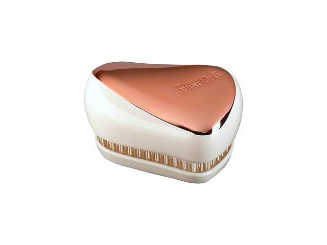 Расческа для волос Tangle Teezer Compact Styler розовое золото/молочный