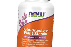 Растительные стероловые эфиры Beta-Sitosterol Plant Sterols Now Foods 90гелкапс (72128073)