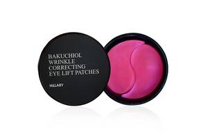 Разглаживающие патчи с биоретинолом Bacuchiol Wrinkle Correcting & Eye Lift Patches Hillary 60 шт 90 г