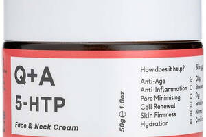 Разглаживающий крем для лица и шеи Q+A 5-HTP Face & Neck Cream 50г