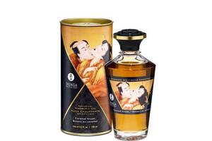 Разогревающее масло Shunga APHRODISIAC WARMING OIL Caramel Kisses 100 мл (SO2499)