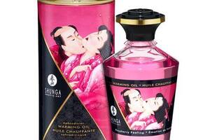 Разогревающее масло Shunga APHRODISIAC WARMING OIL Raspberry Feeling 100 мл (SO2494)