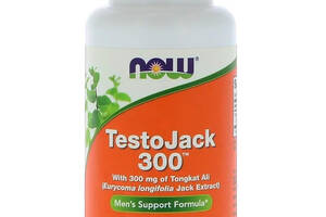 Репродуктивное Здоровье Мужчин ТестоДжек, TestoJack 300, Now Foods, 60 капсул