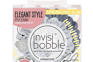 Резинка-браслет для волос invisibobble SPRUNCHIE SLIM Rurik Gislason Feeling Greyt 2 шт