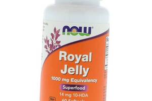 Royal Jelly 1000 Now Foods 60гелкапс (72128040)