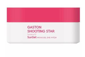 Розовые гидрогелевые патчи для глаз Shooting Star Season2 Aurora Pink eye patch Gaston 60 шт