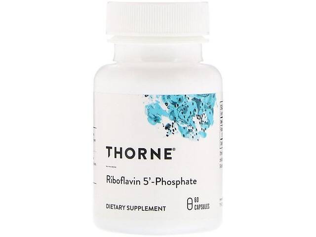 Рибофлавин Thorne Research Riboflavin 5' Phosphate 60 Caps