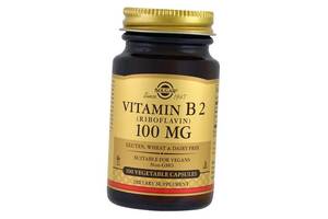 Рібофлавін, Vitamin B2 100, Solgar 100вегкапс (36313089)