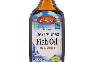 Рыбий жир Норвежская серия The Very Finest Fish Oil Lemon Carlson 200 мл Вкус Лимона