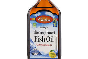 Рыбий жир Норвежская серия The Very Finest Fish Oil Lemon Carlson 500 мл Вкус Лимона