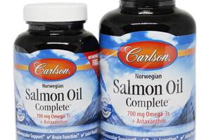 Salmon Oil Complete Carlson 120+60 желатиновых капсул