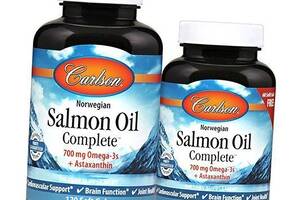 Salmon Oil Complete Carlson Labs 180гелкапс (67353017)