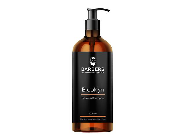 Шампунь для мужчин против перхоти Barbers Brooklyn 1000 мл