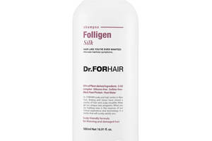 Шампунь для сухих и поврежденных волос Dr.FORHAIR Folligen Silk Shampoo 500 мл