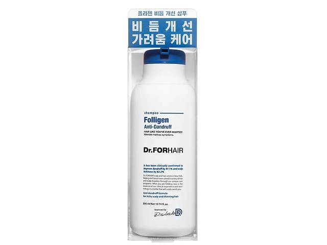Шампунь против перхоти для ослабленных волос Dr.FORHAIR Folligen Anti-Dandruff Shampoo 300 мл
