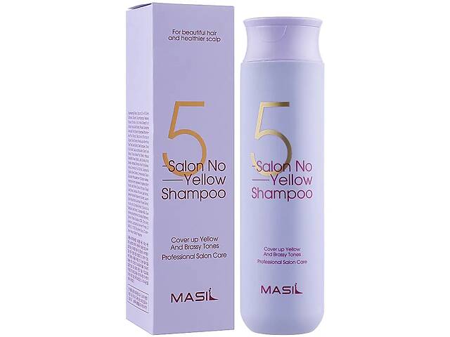 Шампунь против желтизны 5 Salon No Yellow Shampoo Masil 300 мл