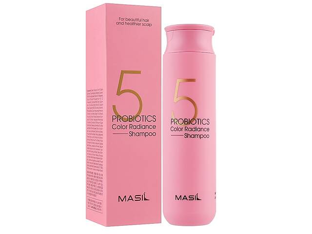Шампунь с пробиотиками для защиты цвета 5 Probiotics Color Radiance Shampoo Masil 300 мл