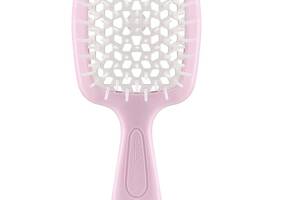 Щетка для волос розовая с белым Superbrush Janeke