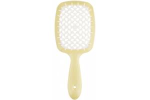 Щетка для волос желтая с белым Superbrush Small Janeke