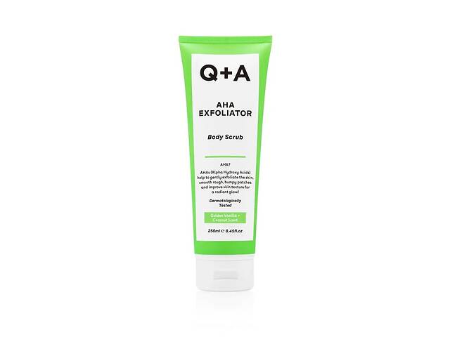 Скраб для тела с AHA кислотами Q+A AHA Exfoliator Body Scrub 250 мл