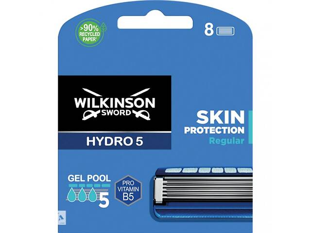 Сменные кассеты для бритья Wilkinson Sword Hydro 5 Skin Protection Regular 8 шт