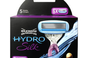Сменные кассеты для бритья Wilkinson Sword Hydro Silk - 6 шт (1029)