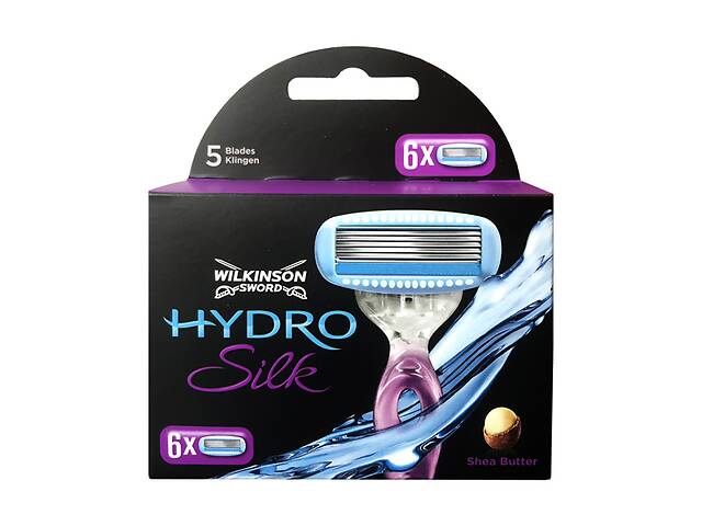 Сменные кассеты для бритья Wilkinson Sword Hydro Silk - 6 шт (1029)