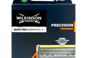 Сменные кассеты Wilkinson Sword Quattro Essential Precision Trimmer 8 шт W00313