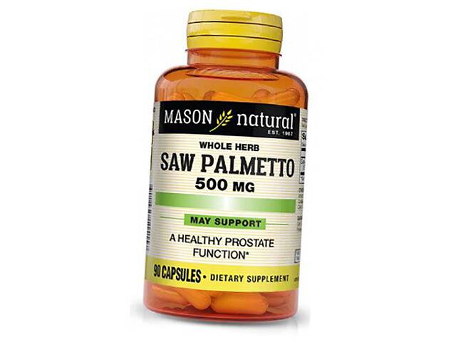 Со Пальметто Saw Palmetto 500 Mason Natural 90капс (71529011)