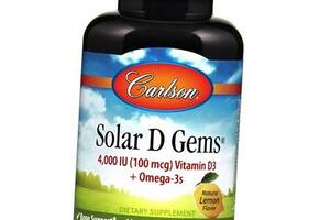 Solar D Gems 4000 Carlson Labs 120гелкапс Лимон (67353034)