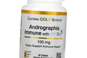 Средство для укрепления иммунитета с экстрактом андрографиса California Gold Nutrition 30таб (71427014)