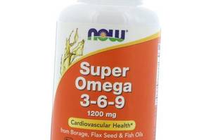 Super Omega 3-6-9 Now Foods 180гелкапс (67128023)