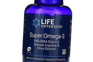 Super Omega-3 Enteric Coated Life Extension 60гелкапс (67346004)