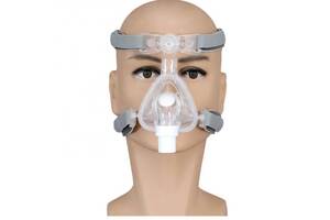 Сипап маска носовая для ИВЛ - размер М Прозрачная