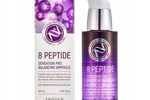 Сыворотка для лица с пептидами Premium 8 Peptide Sensation Pro Balancing Ampoule Enough 30 мл