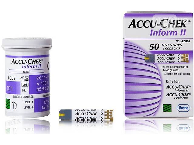 Тест-смужки Accu-Chek Inform II (Accu-Chek Performa)