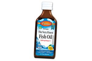 The Very Finest Fish Oil Carlson Labs 200мл Лимон (67353021)