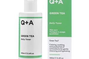 Тонер успокаивающий для лица с зеленым чаем Q+A Green Tea Daily Toner 100 мл