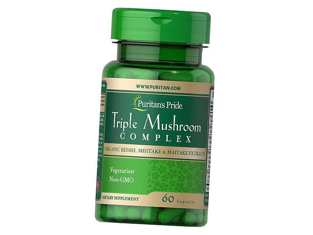 Triple Mushroom Complex Puritan's Pride 60капс (71367033)