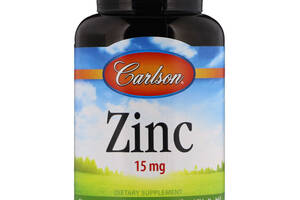 Цинк Zinc Carlson Labs 15 мг 250 таб.