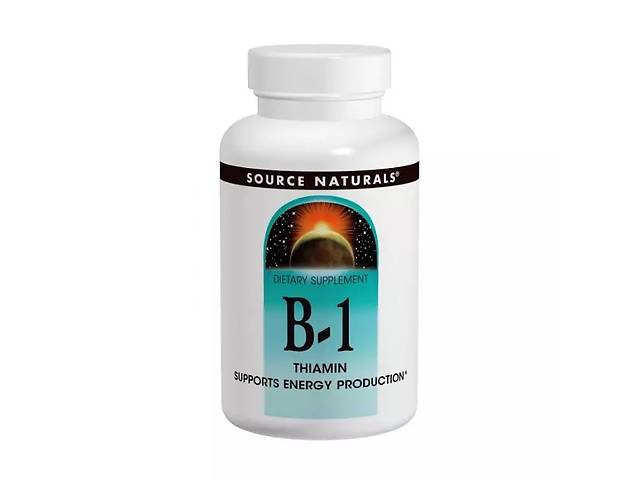 Тиамин Source Naturals Vitamine B-1, Thiamin 100 mg 250 Tabs